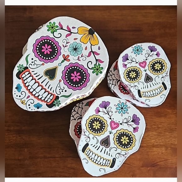 12 Halloween Gift Boo Boxes Skeleton - Picture 2 of 4